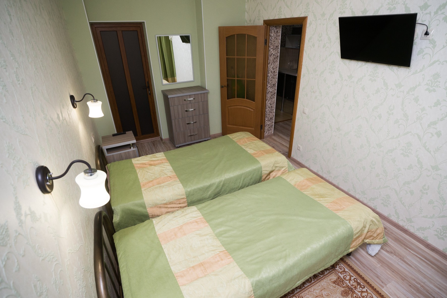 2-местный 2-комнатный Семейный корпус 2А