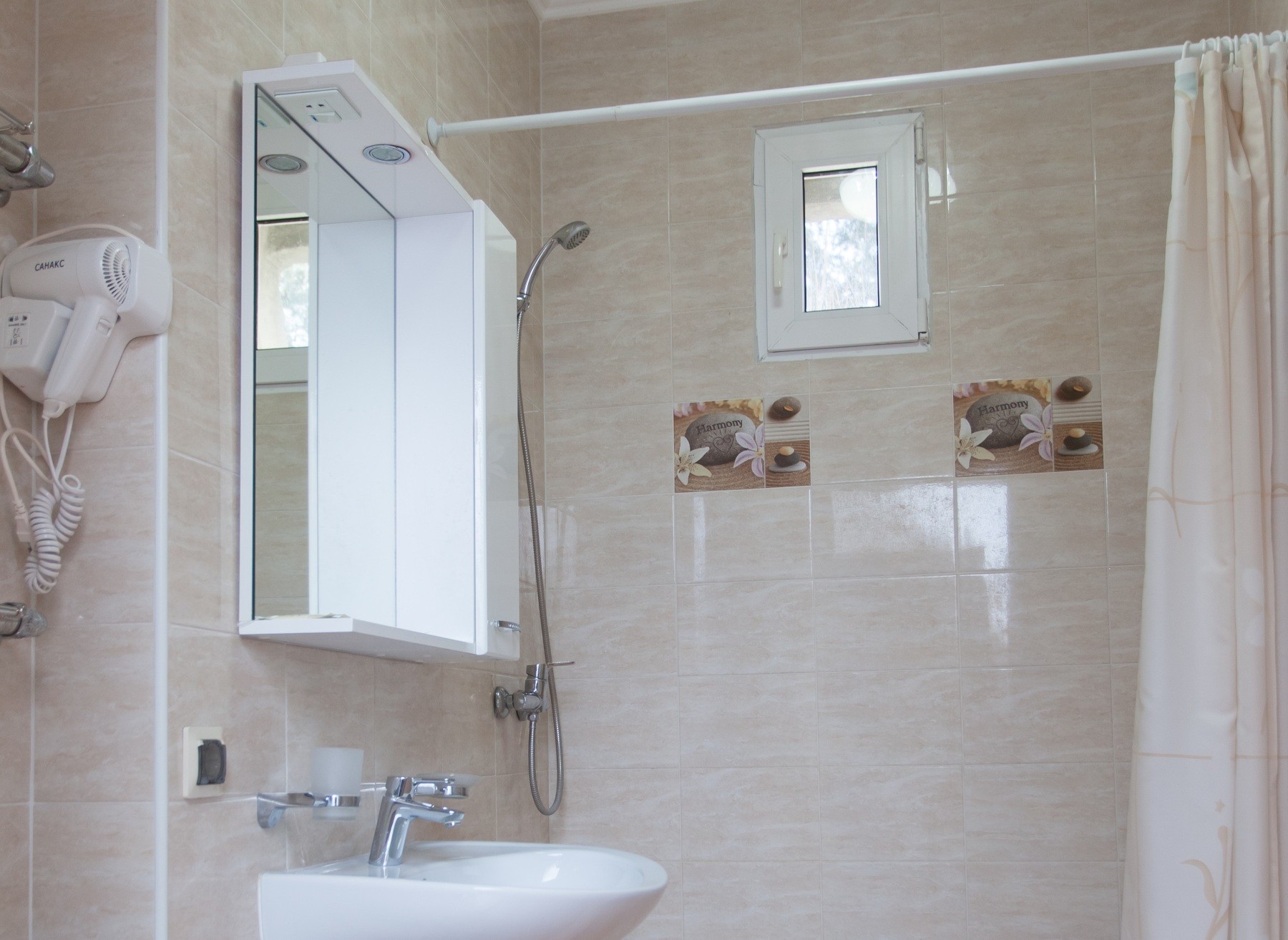 "Стандарт+" в Коттедже 2-местный 1-комнатный с/б (25м2)