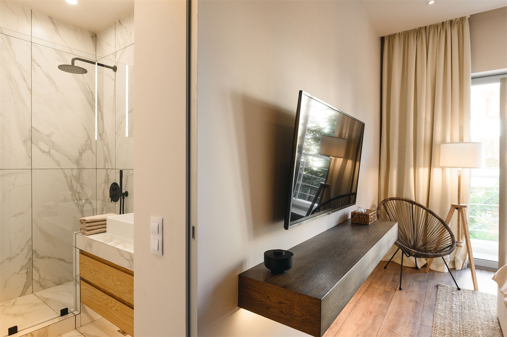 Премиум 2-местный 3-комнатный с 2-мя спальнями (вилла 9)