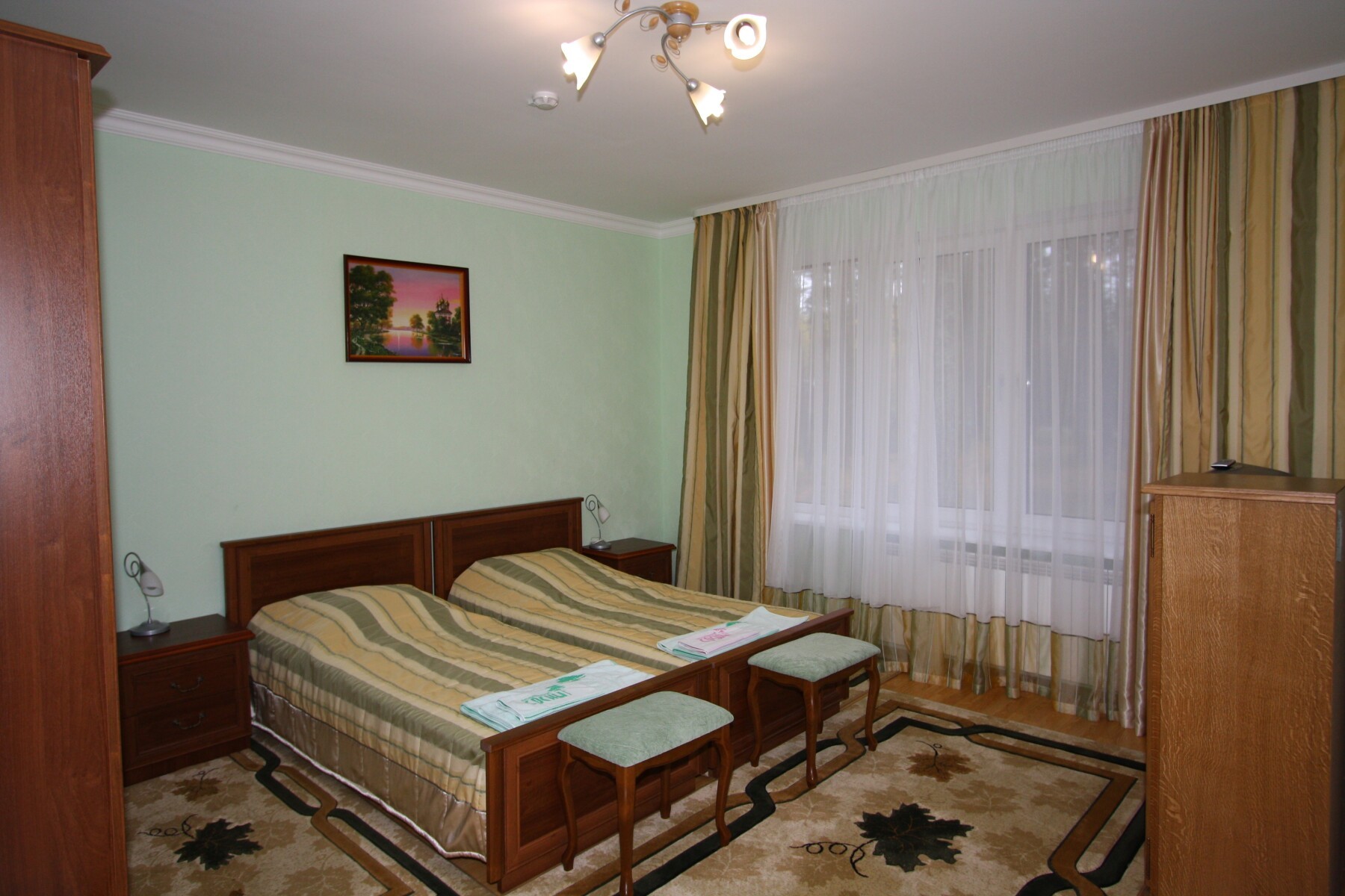 2-местный 3-комнатный Коттеджи 1-3, 5 (сп. 1)